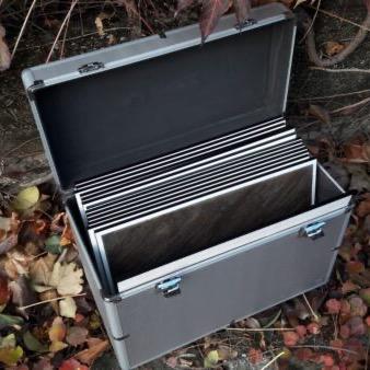 Valigetta porta campioni Decoriamonoi | valigia per pannelli decorati da presentazione | decorazione di interni