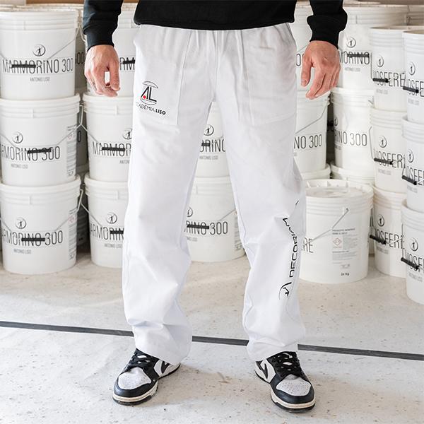 Pantaloni Decoriamonoi | abbigliamento brandizzato | decorazione di interni